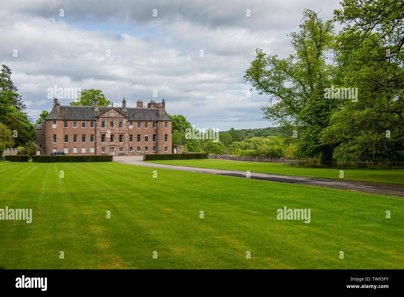 Lord and Lady Dalhousie at their residence of Brechin Castle Picture