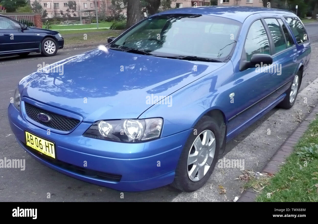2004 Ford Falcon (BA II) XT station wagon. Photographed in Sutherland, New South Wales