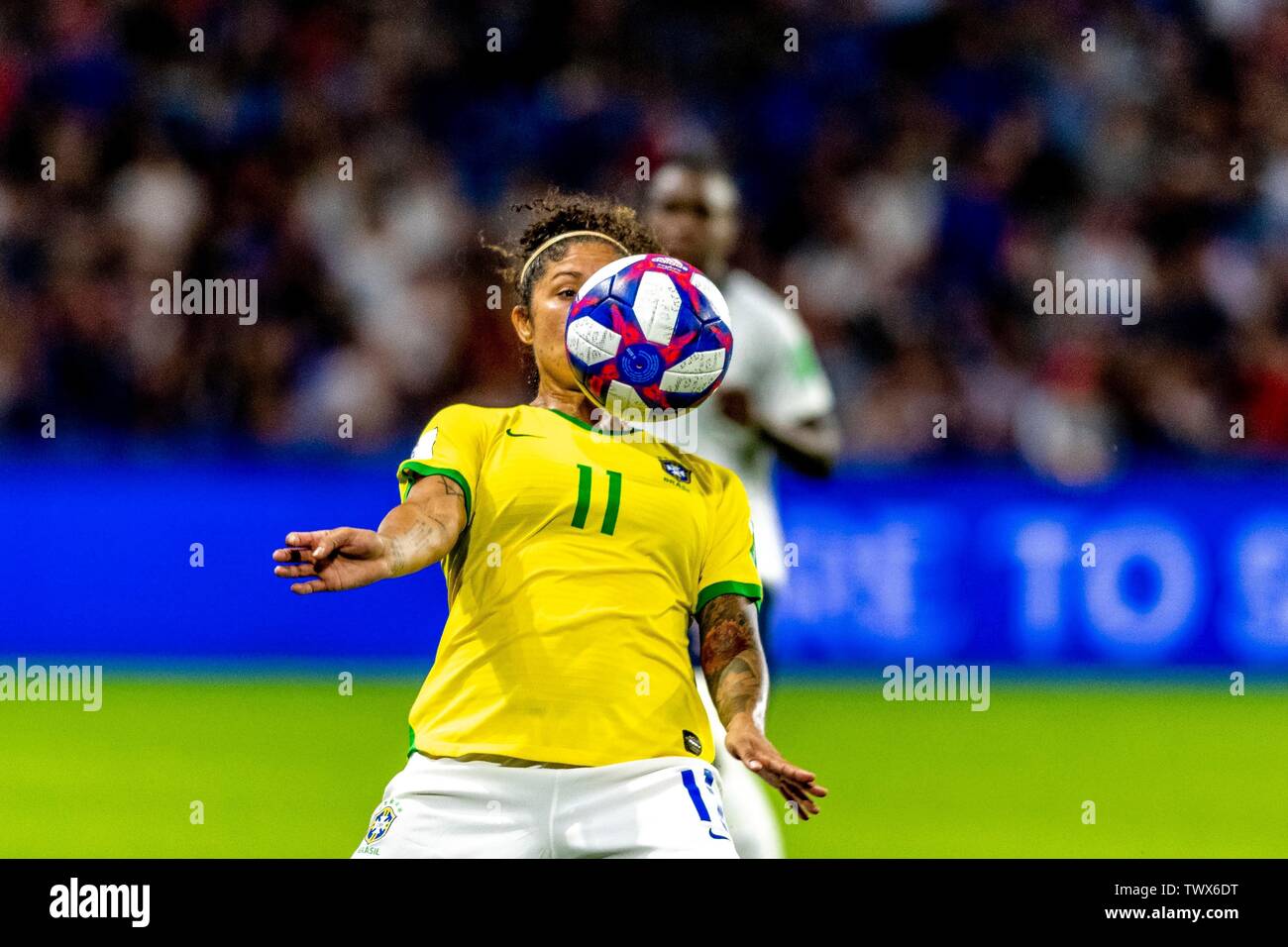 Le Havre, France. 23rd June, 2019. FRANCE V BRAZIL - Cristiane from Brazil during a match between Brazil and France. World Cup Qualification Football. FIFA. Held at the Oceane Stadium in Le Havre, France. (Photo: Richard Callis/Fotoarena) Credit: Foto Arena LTDA/Alamy Live News Stock Photo