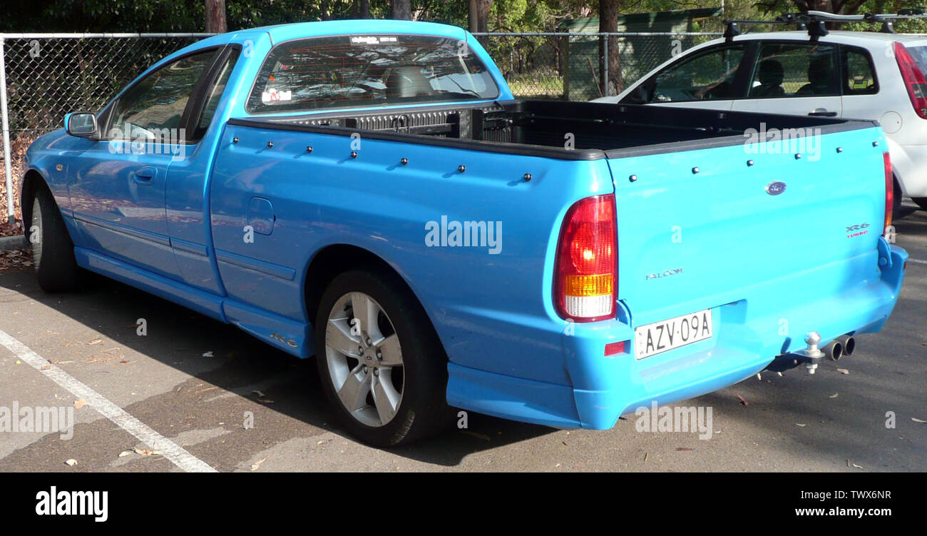 English 2005 Ford Falcon Bf Xr6 Turbo Utility Photographed In