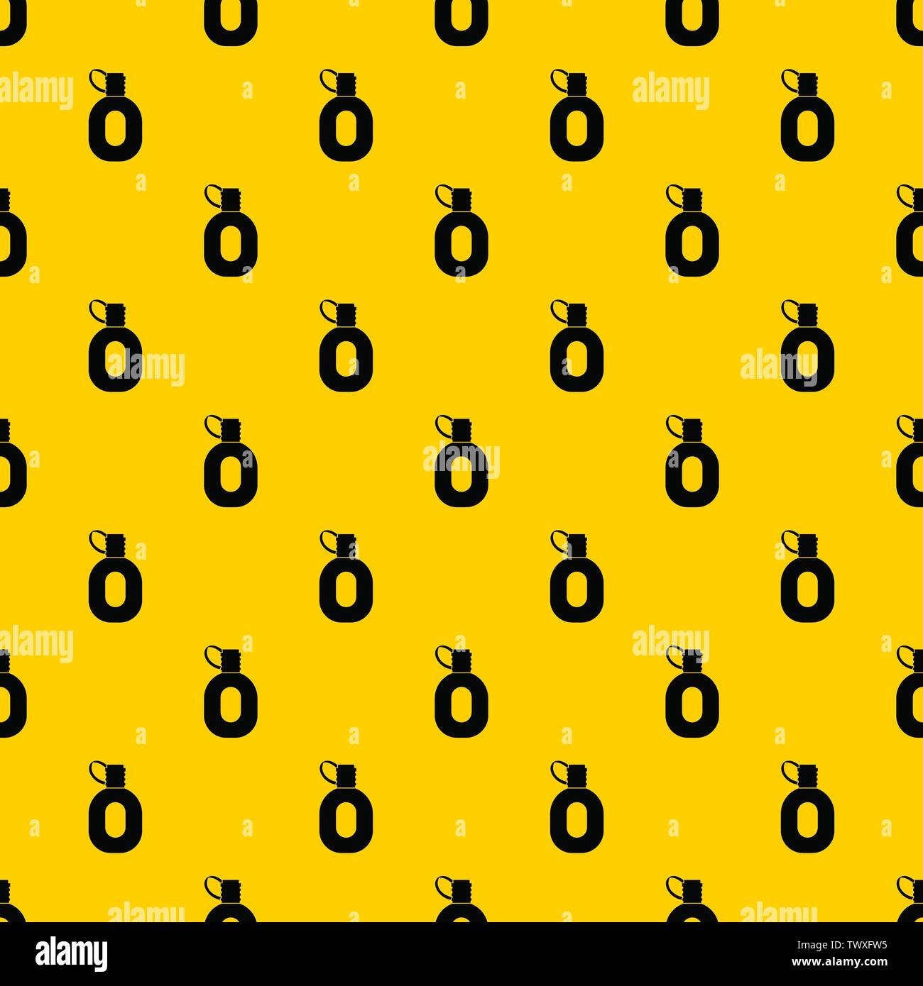Tourist flask pattern vector Stock Vector