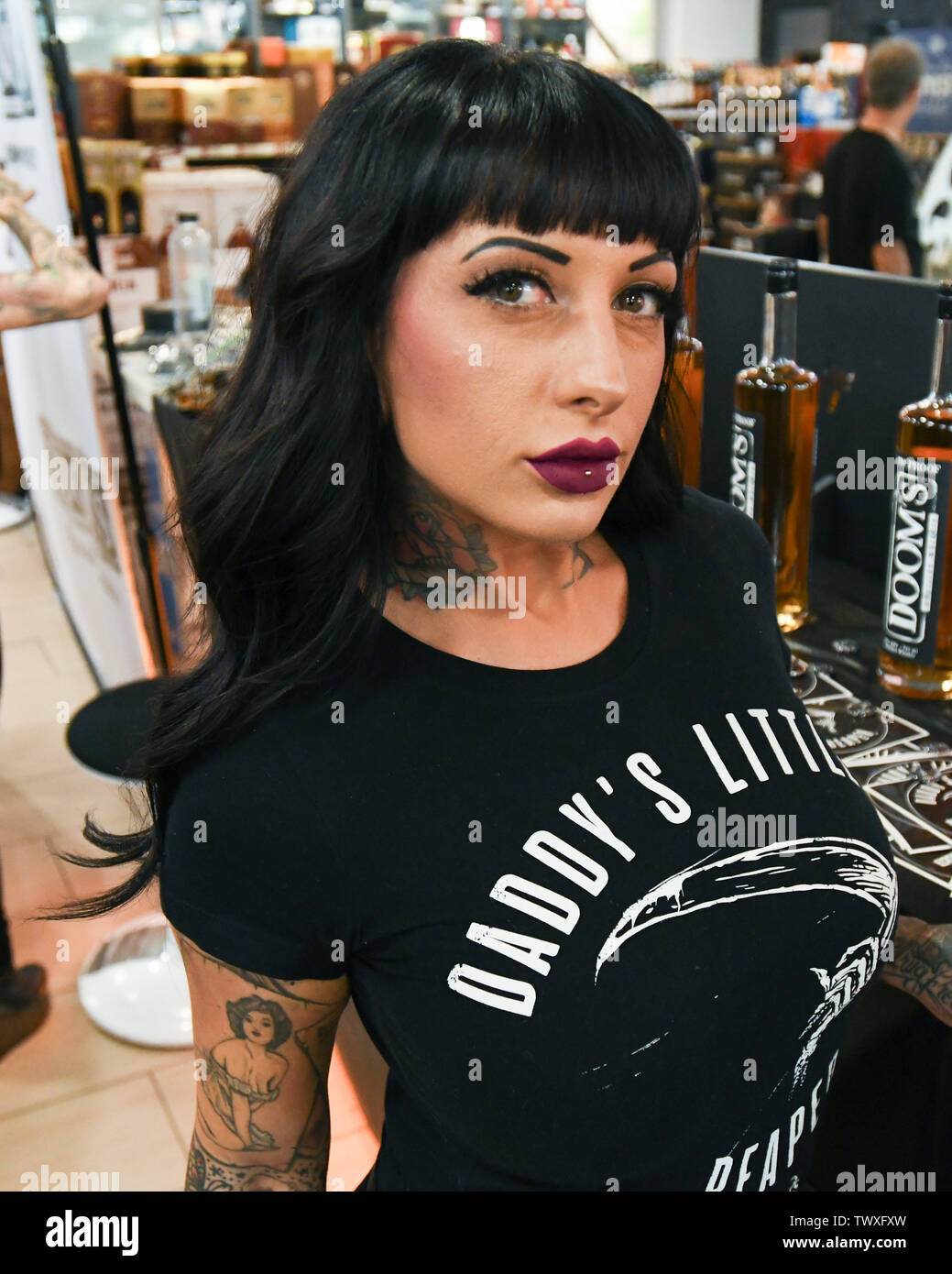 June 22 2019 Glendale California Usa Jessie Lee Attends Dooms Whiskey Tasting At Remedy 
