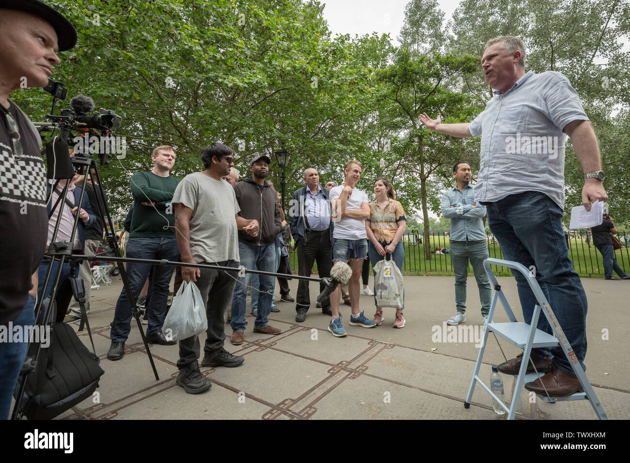 North east corner of hyde park hi-res stock photography and images - Alamy