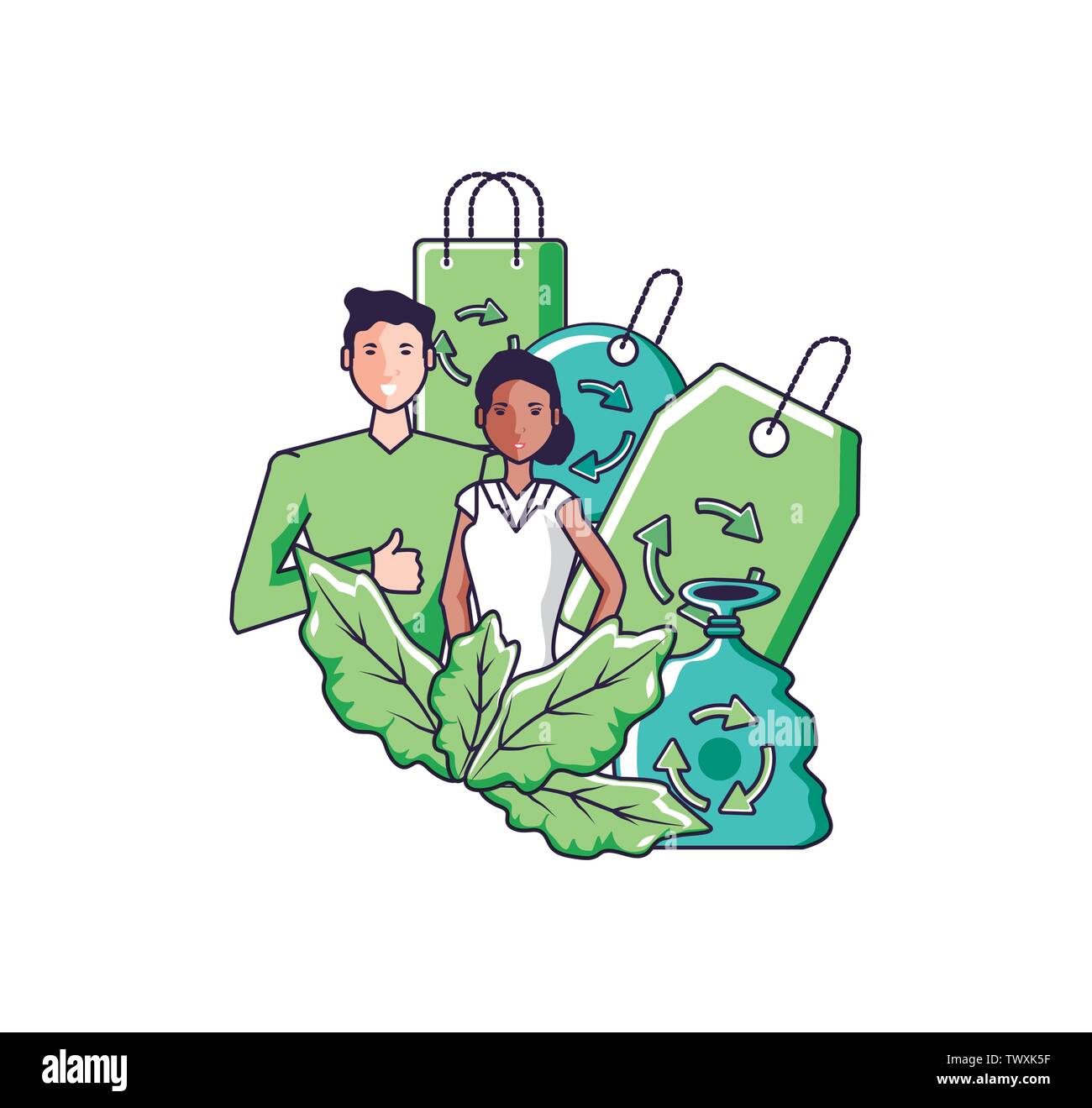 Balance design, Sustainability eco friendly green recycle ecology