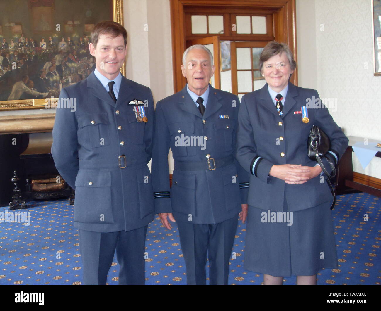 Air Commodore Ian Stewart RAF, Flt Lt A.R.T. Bennett RAF VR(T) and Air Commodore Barbara Cooper RAF at RAFC Cranwell Other Versions Air Cmdr Barbara Cooper.jpg; 3 June 2010 (original upload date); Transferred from en.pedia to Commons by Sreejithk2000 using CommonsHelper.; Goober alive at English pedia; Stock Photo