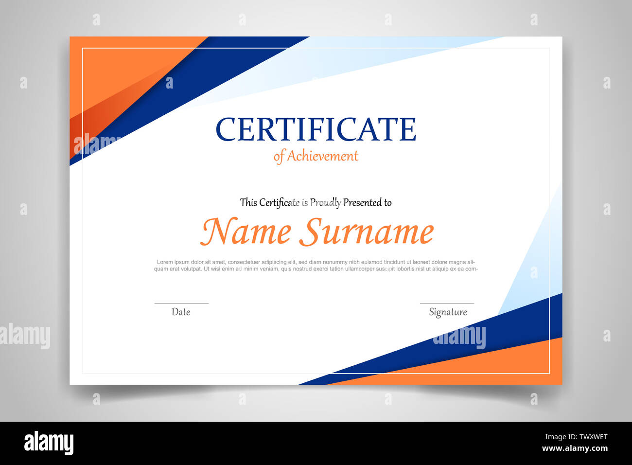 Stock Certificate Printing Template 