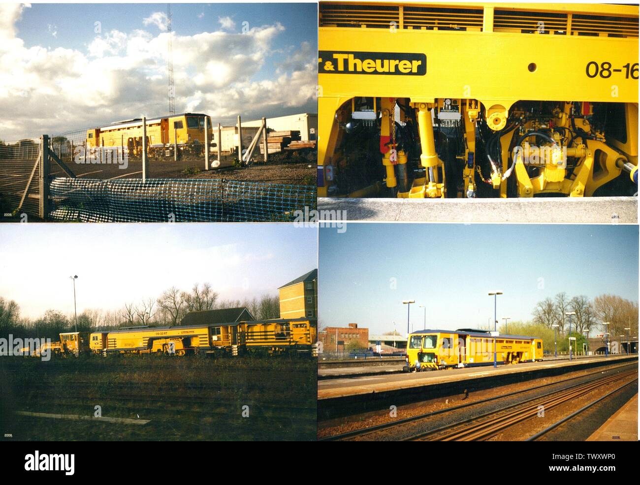 (I took this picture of a Amey Plc track tamper train my self at Banbury and Duddeston (bottom left) stations in the year 2008. I here by release it in to the public domain.; 9 April 2010 (original upload date); Own work; Snow storm in Eastern Asia at English pedia; Stock Photo