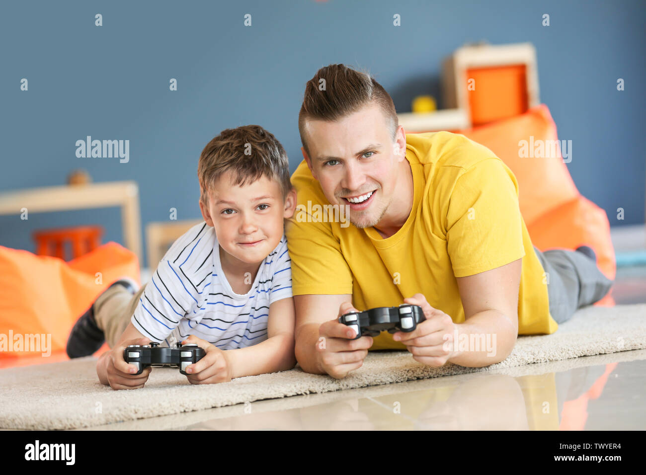 father and son video game