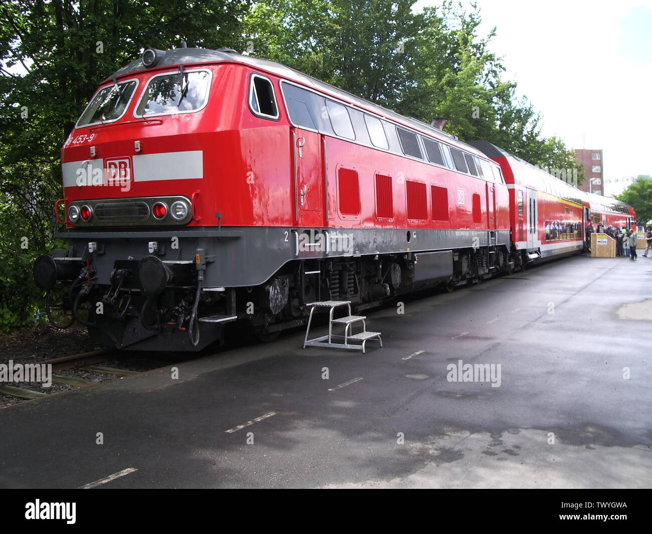 DB Baureihe 218 453-9; 20 July 2008; selbst fotografiert in Uetersen; Huhu  Stock Photo - Alamy