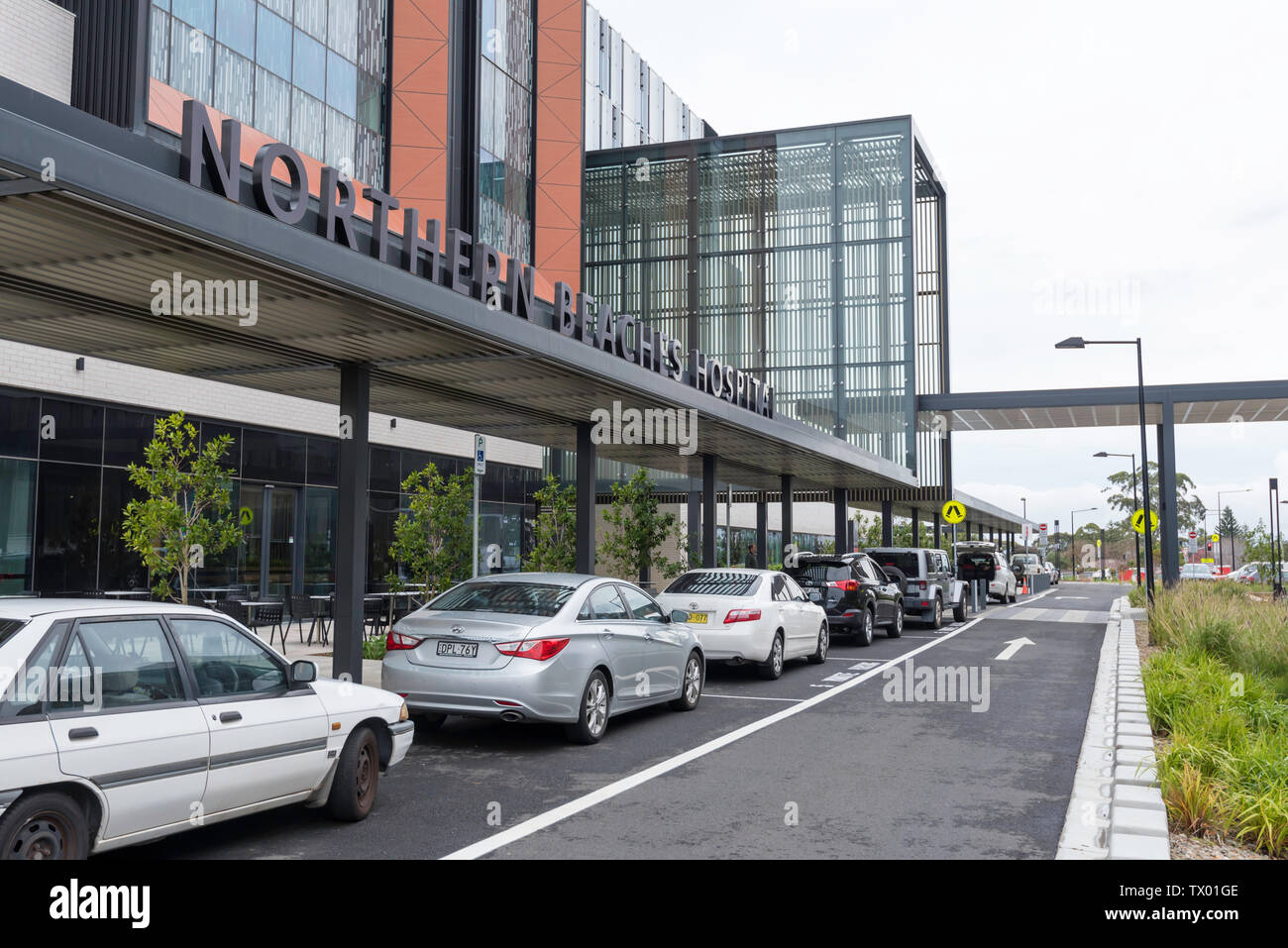 Frenchs Forest, Syd. Aust June 2019: The embattled, newly opened Norther Beaches Hospital in the news again after wrong body part removed in surgery. Stock Photo