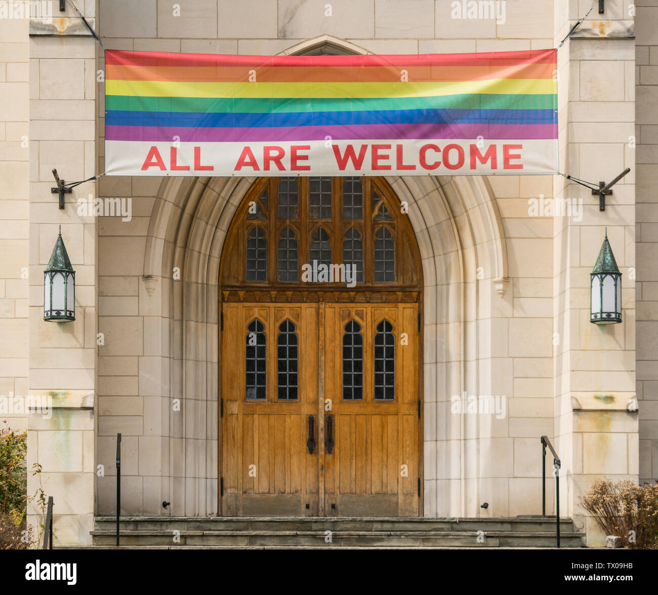 Welcome to church hi-res stock photography and images - Alamy