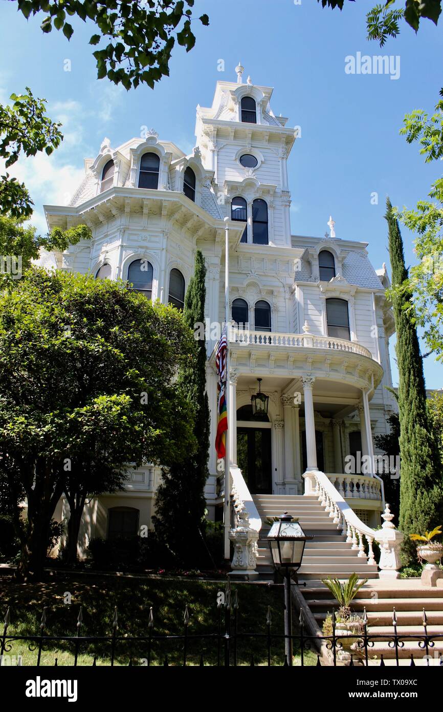 Governor's Mansion, Sacramento, California Stock Photo
