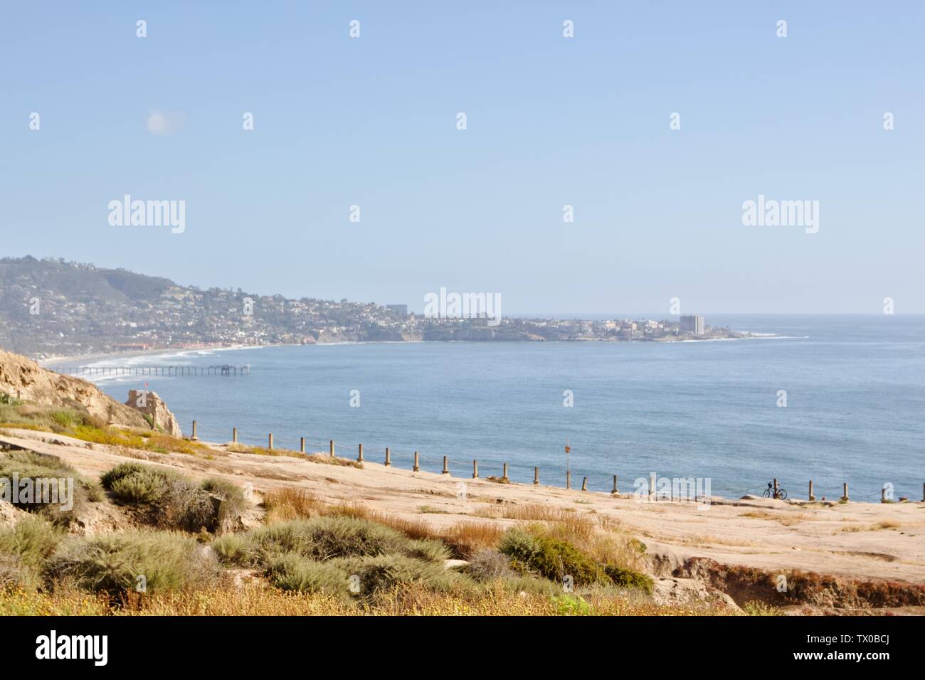 Black's beach lookout in La Jolla, California Stock Photo