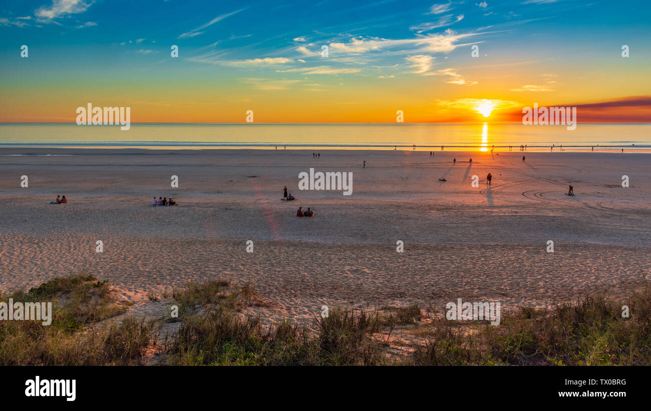 Sunset over Cable Beach - Broome - Australia Stock Photo