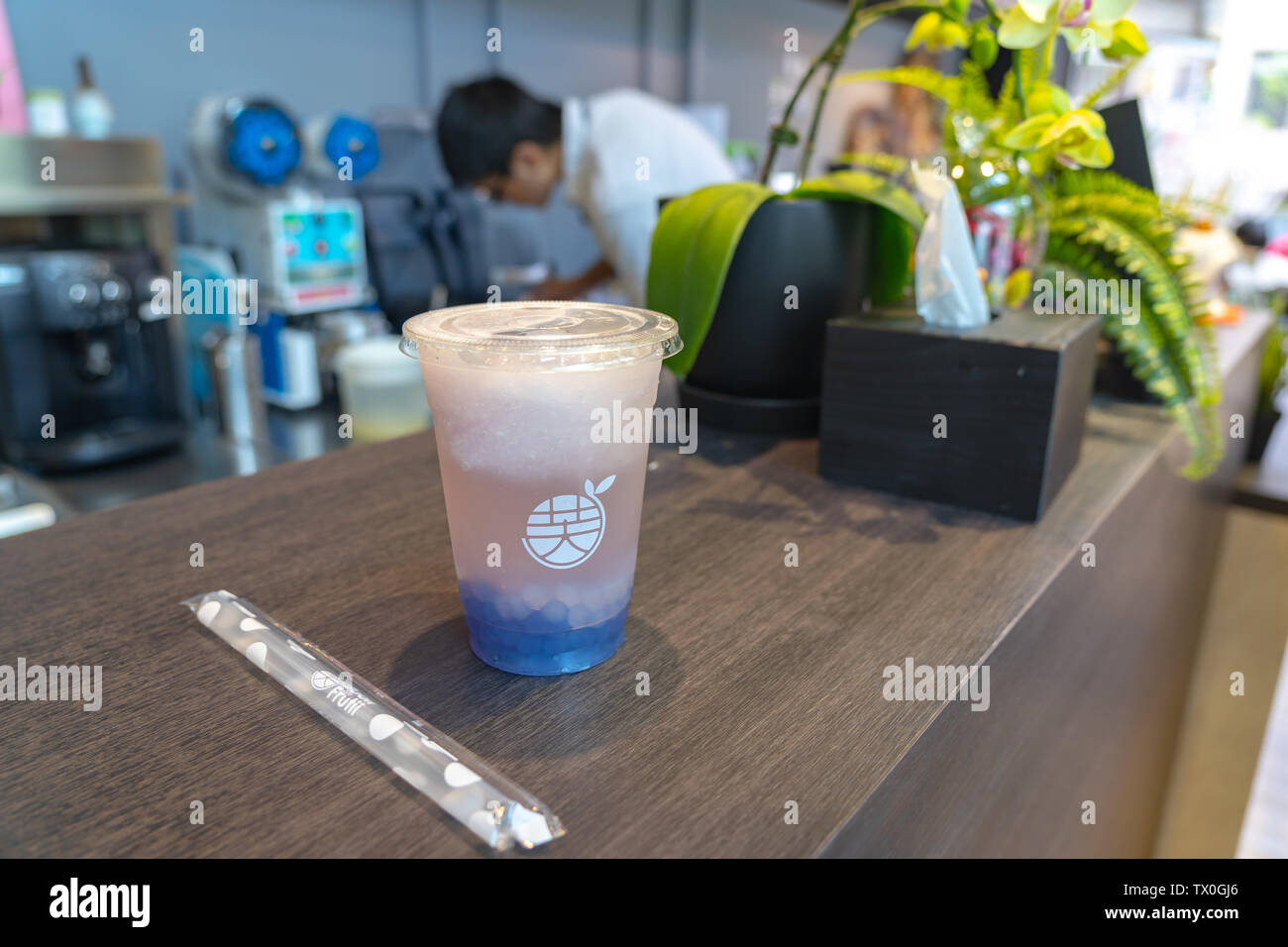 Bobii Frutii Bubble Tea and Juice ( Taipei Yongkang Store ). Taiwan