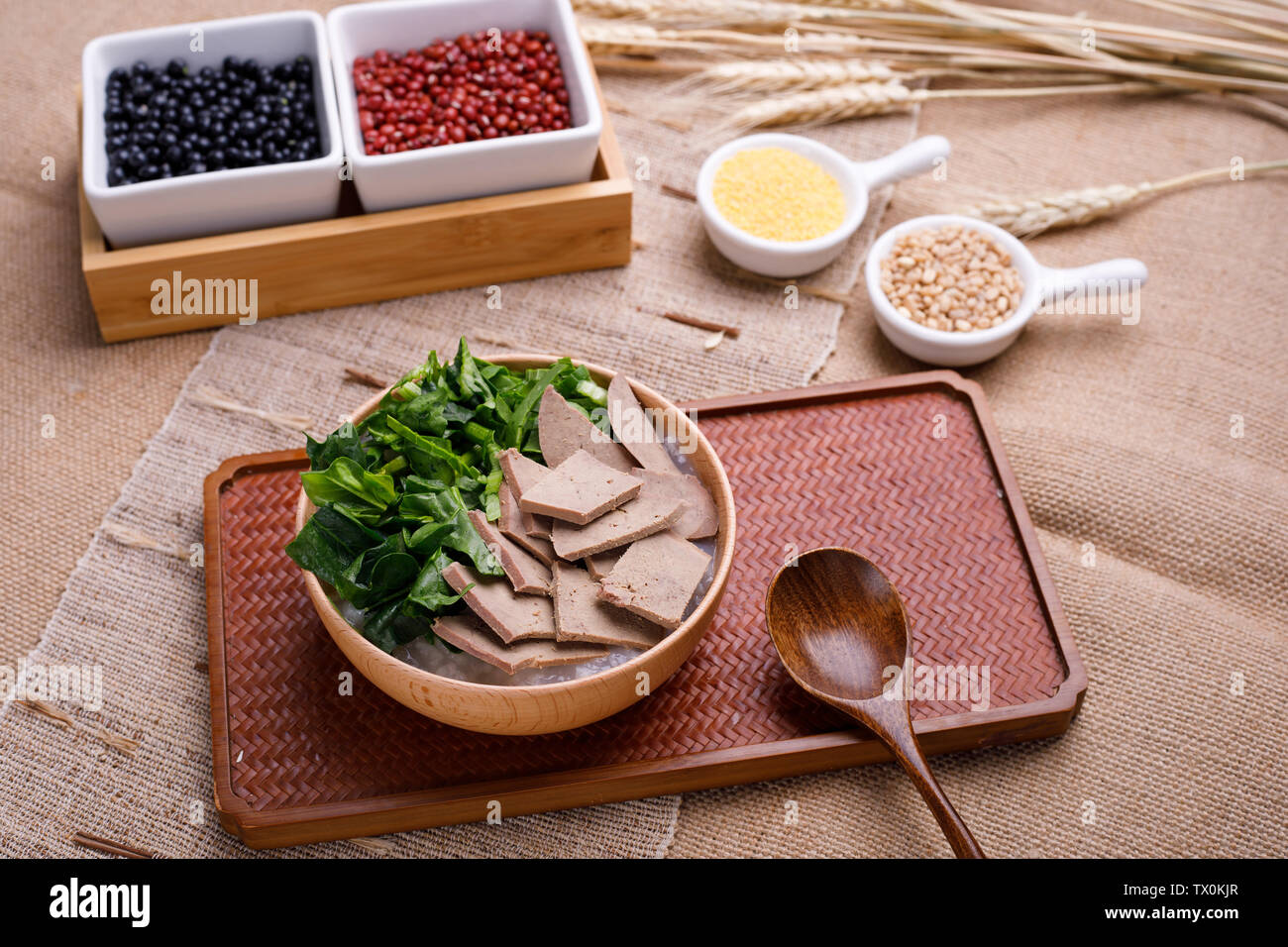 Xifan Rice Rice porridge with herbs hi-res stock photography and images - Alamy