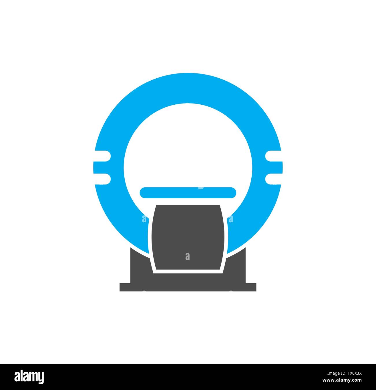 Body scan related icon on background for graphic and web design. Simple ...