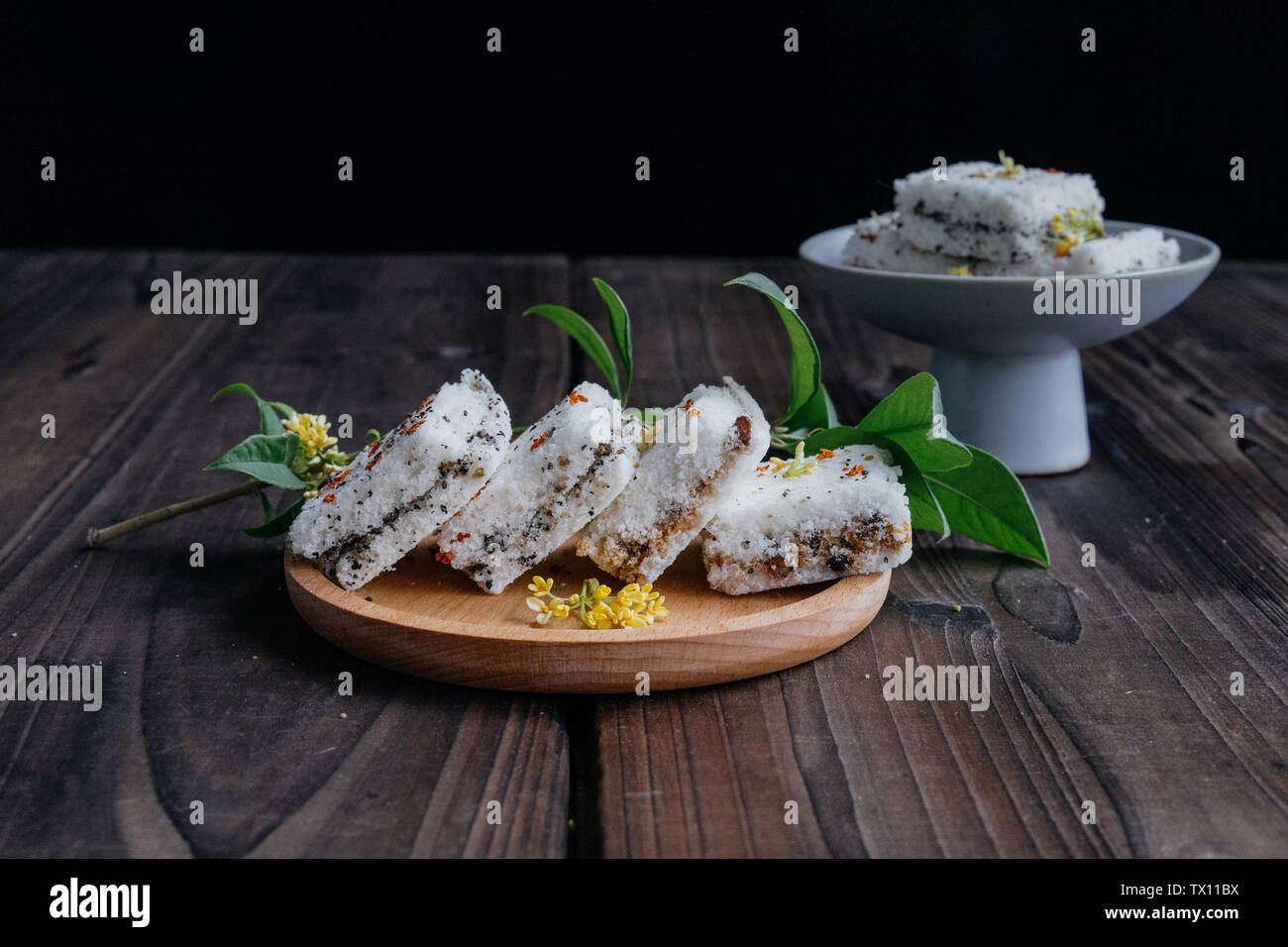 Sweet osmanthus cake Stock Photo Alamy
