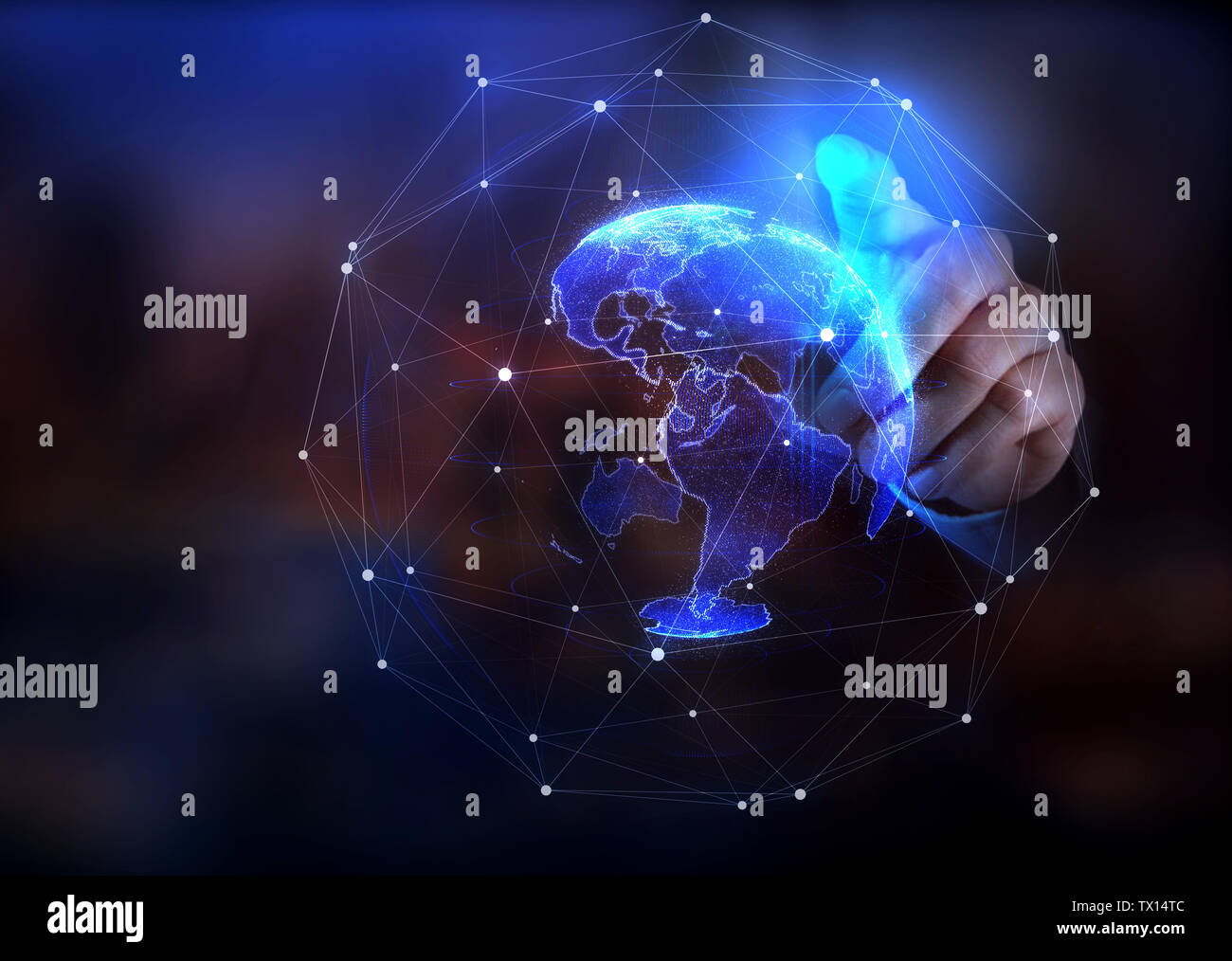 Tech big data Stock Photo Alamy