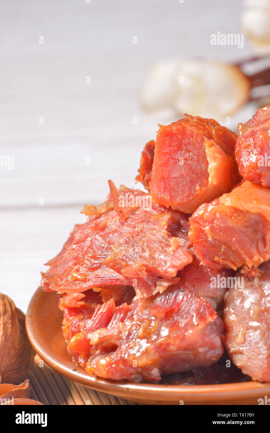 Spiced gravy beef Stock Photo Alamy