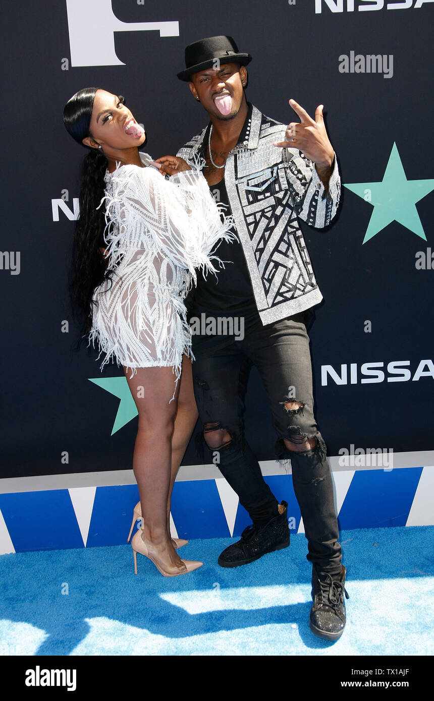 Los Angeles, California, USA. 23rd June, 2019. Blameitonkway and Jess Hilarious attend the 2019 BET Awards on June 23, 2019 in Los Angeles, California. Photo: imageSPACE/Alamy Live News Stock Photo