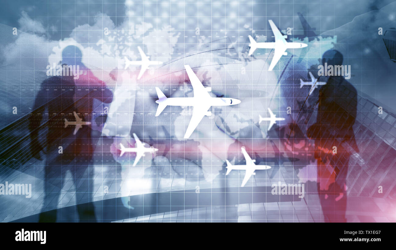 Flight path and world map hi-res stock photography and images - Alamy