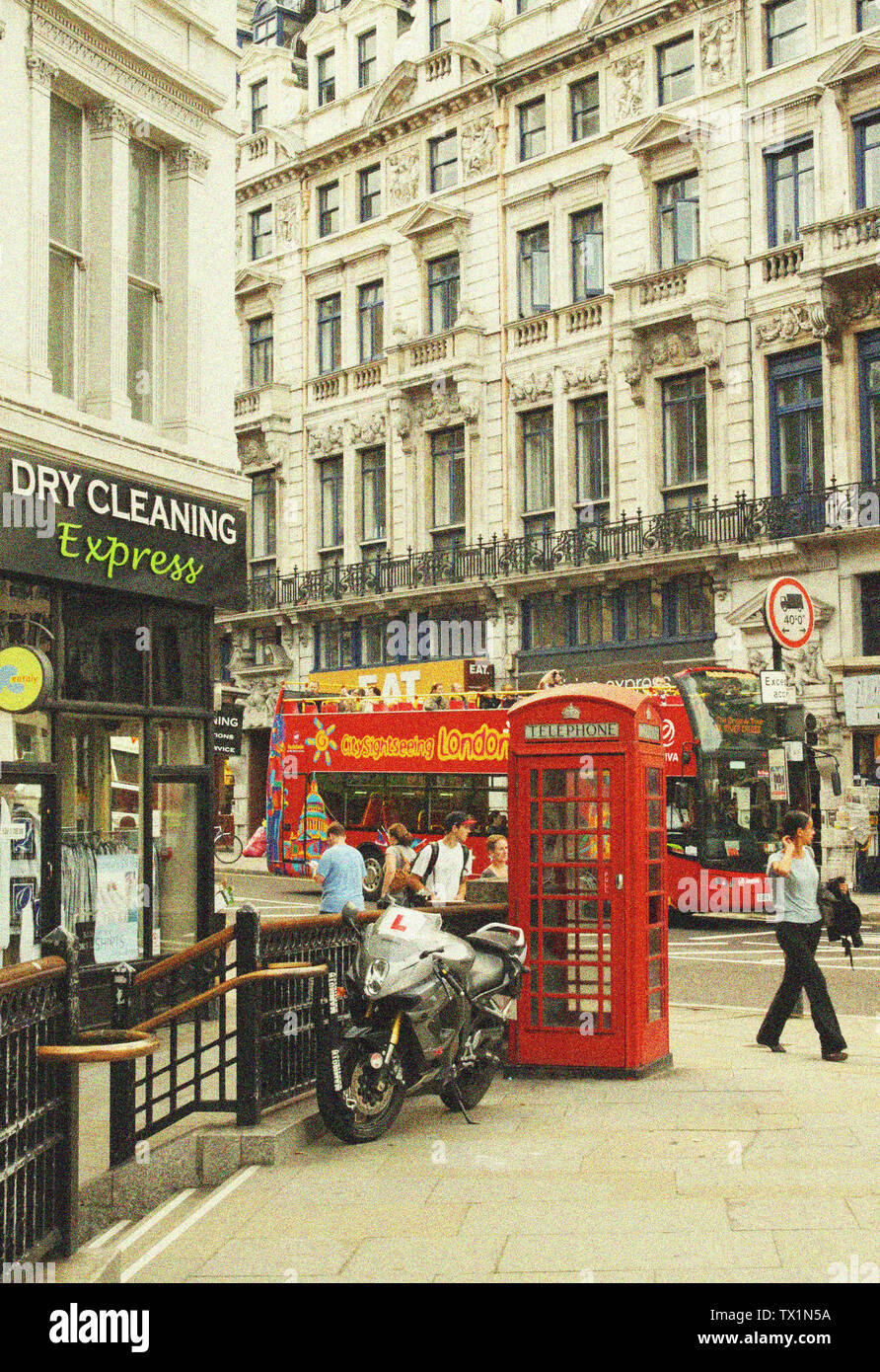 Street view of London Stock Photo - Alamy