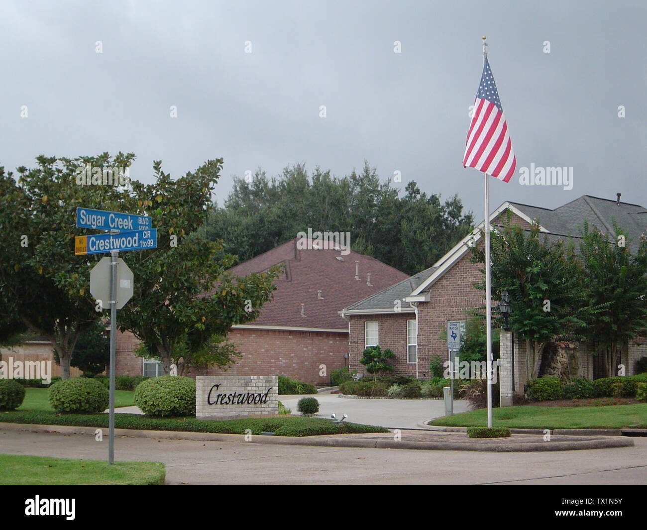 Crestwood, Sugar Creek, Sugar Land, Fort Bend County, Texas; Own work