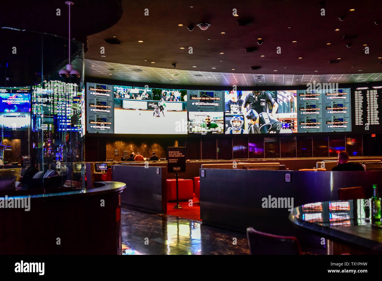 Las Vegas Sports Book Stock Photo - Alamy