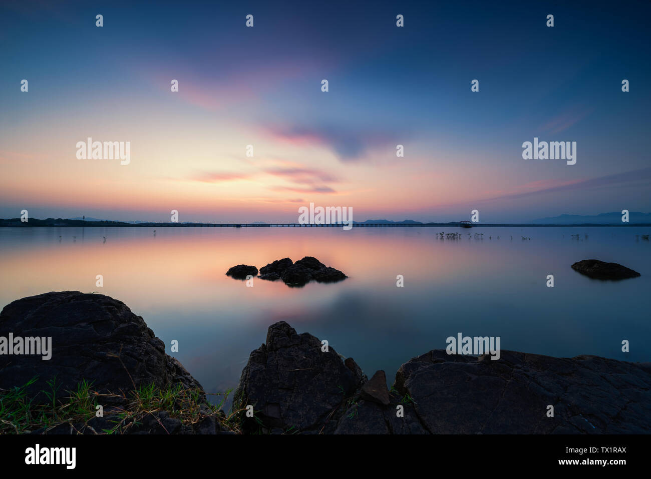 The light before dawn Stock Photo Alamy