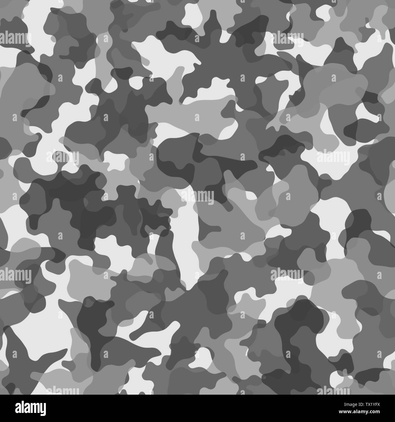 Camouflage seamless pattern background. Classic clothing masking camo ...