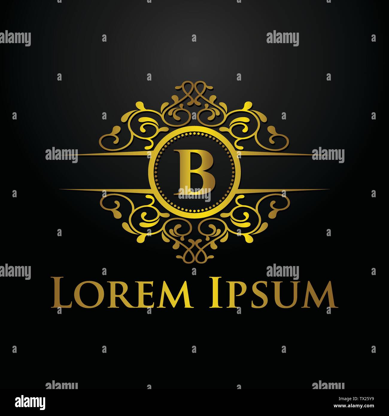 luxury logo, letter B logo, classic and elegant logo designs for ...