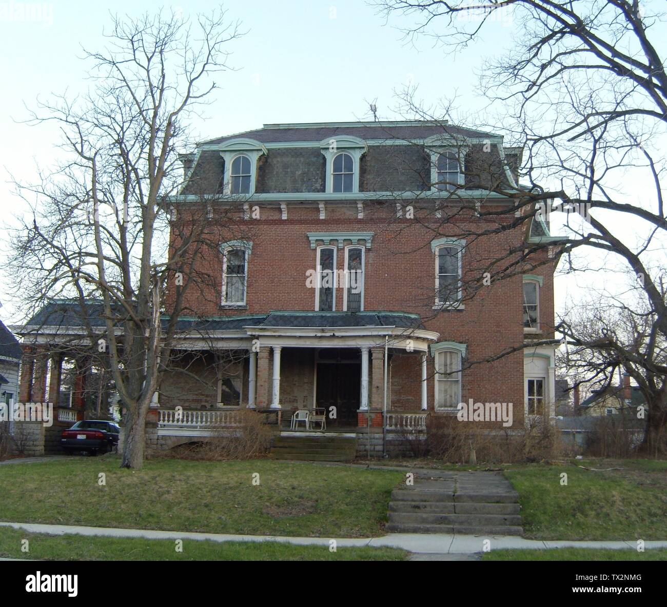 Front of the elijah pelton jones house hires stock photography and