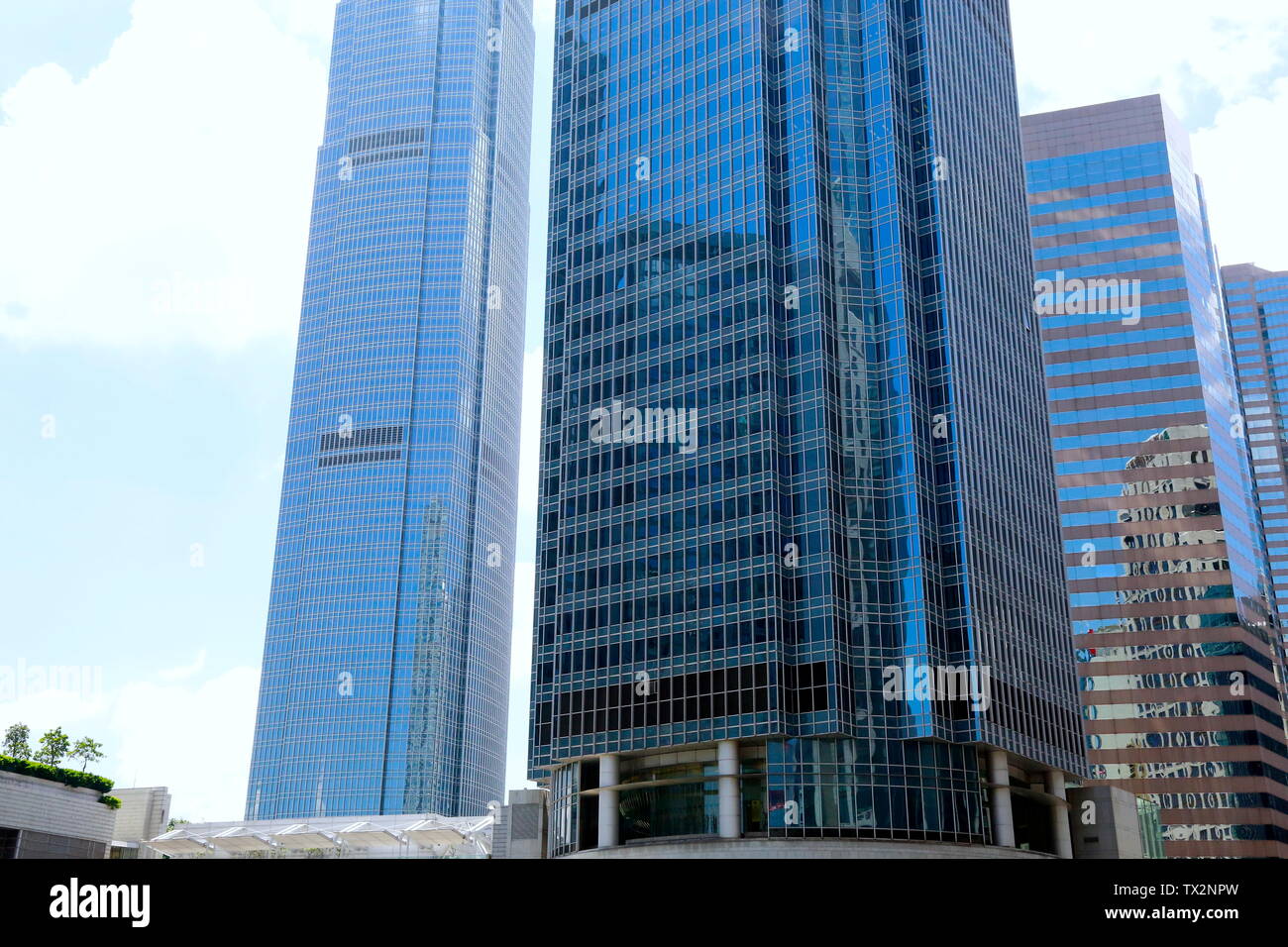 Commercial buildings, Central, Hong Kong Stock Photo - Alamy