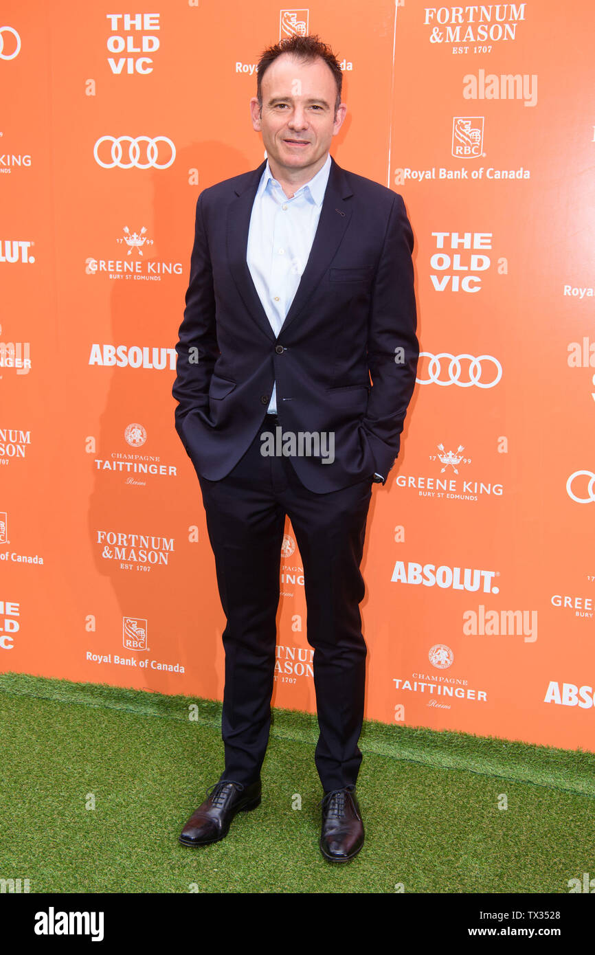 Artistic Director Matthew Warchus attending the Old Vic Midsummer Party, at The Brewery in London. Stock Photo