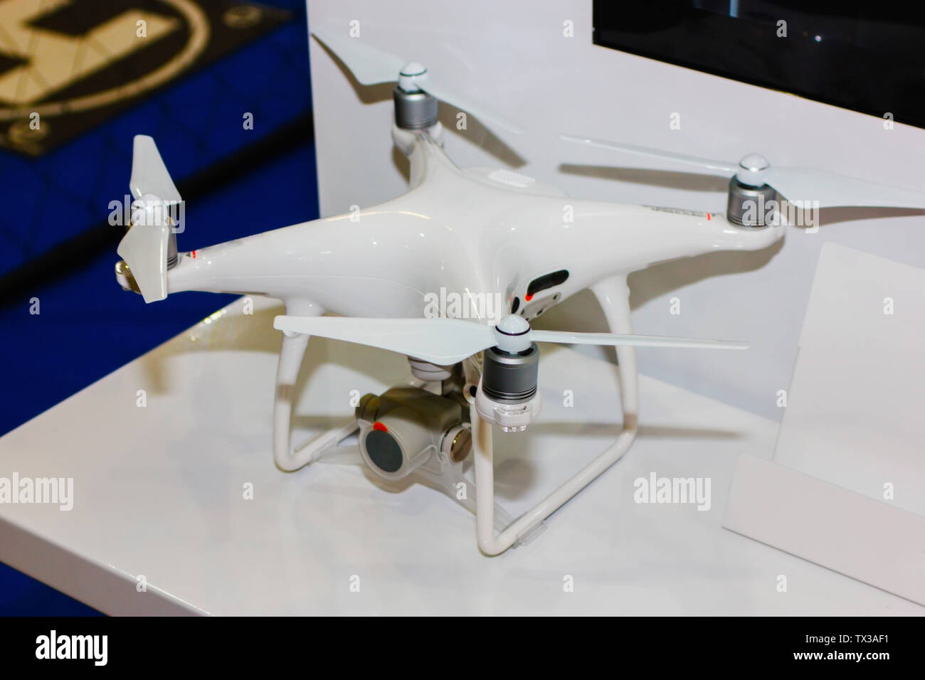 Quadcopter for flying on the radio. Drone for shooting photos and video