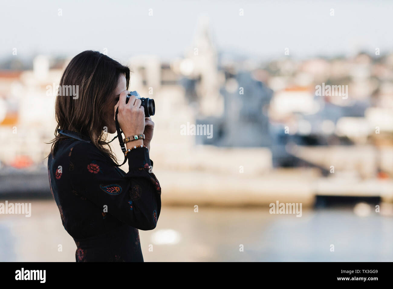 Female tourist enjoying vacations hi-res stock photography and images ...