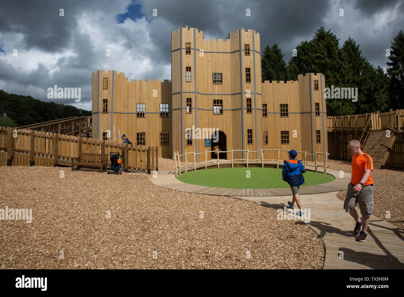 Leeds castle near Maidstone in Kent, England, UK. Elegantly restored in the twentieth century as a stately home by Olive, Lady Baillie. Stock Photo