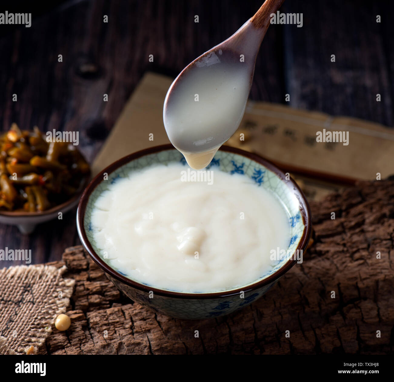 Old yogurt homemade yogurt Stock Photo Alamy