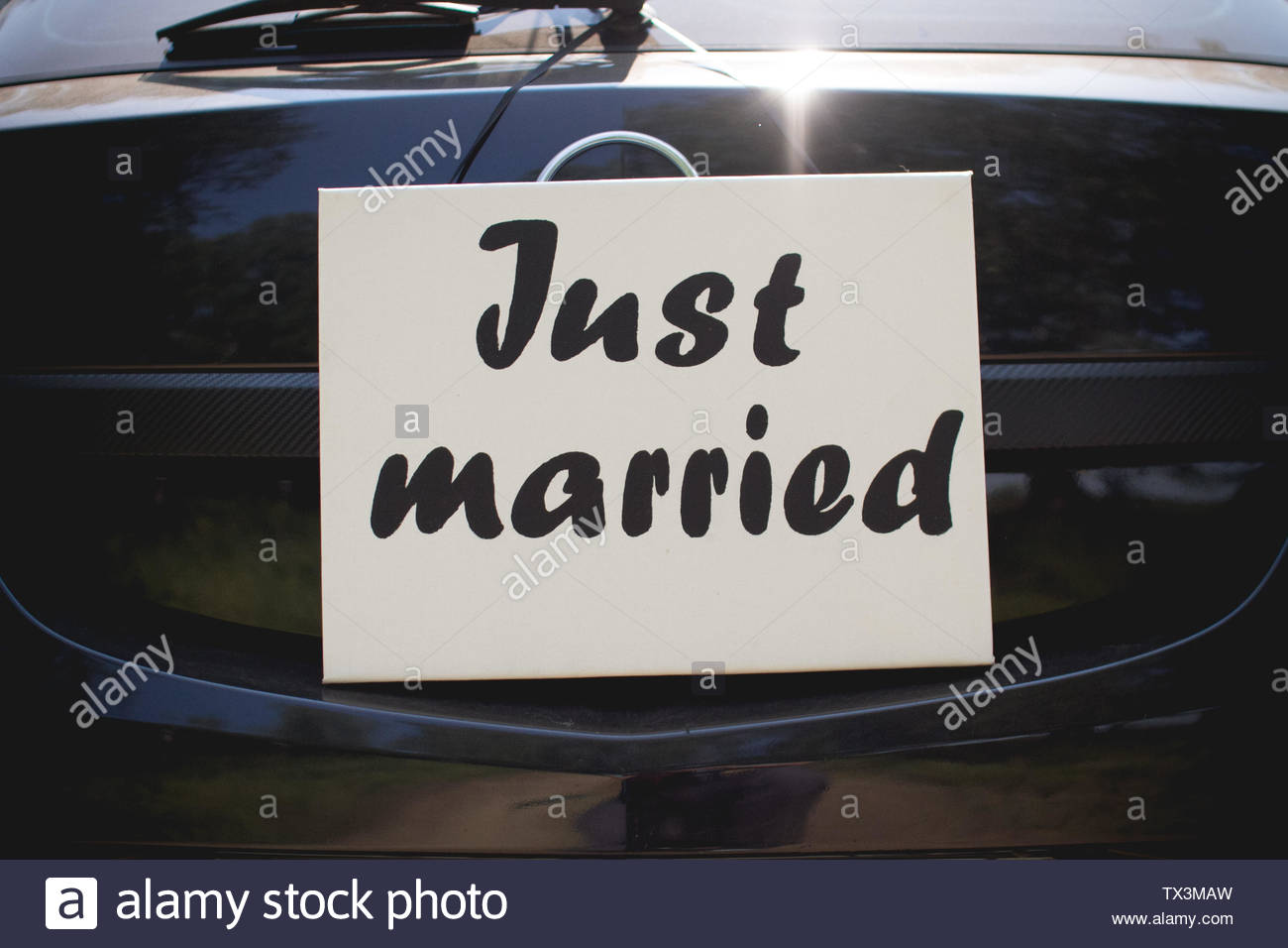 Beautiful Inscription In Black Letters On A White Plate In - 