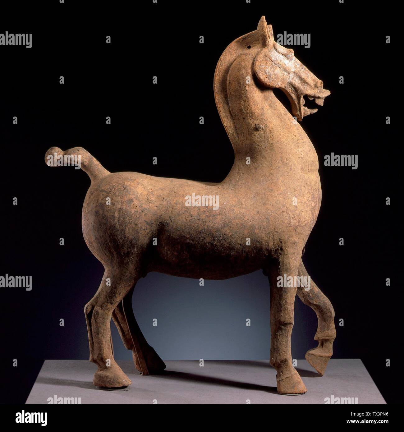 Pair of BRONZE PRANCING HORSES. Heavenly Flying Horse of Gansu. Chinese