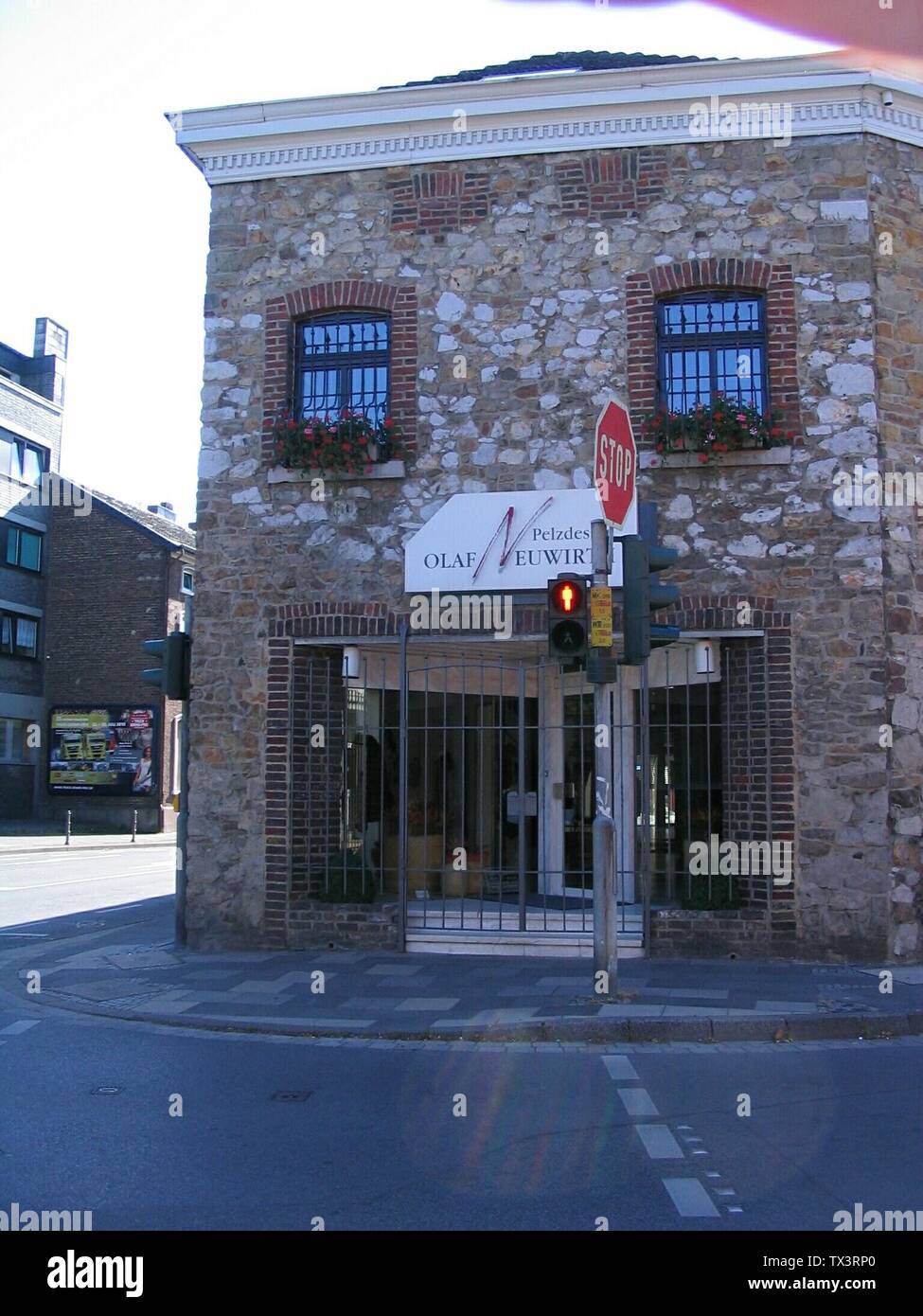 Von-Coels-Straße 151 (denkmalgeschütztes Gebäude), Ecke Steinstraße, 52080 Aachen-Eilendorf Pelzdesign Olaf Neuwirth, Kürschnermeister Olaf Neuwirth und Christine Neuwirth; 18 July 2010; Own work; Kürschner (talk) 12:55, 19 July 2010 (UTC); Stock Photo
