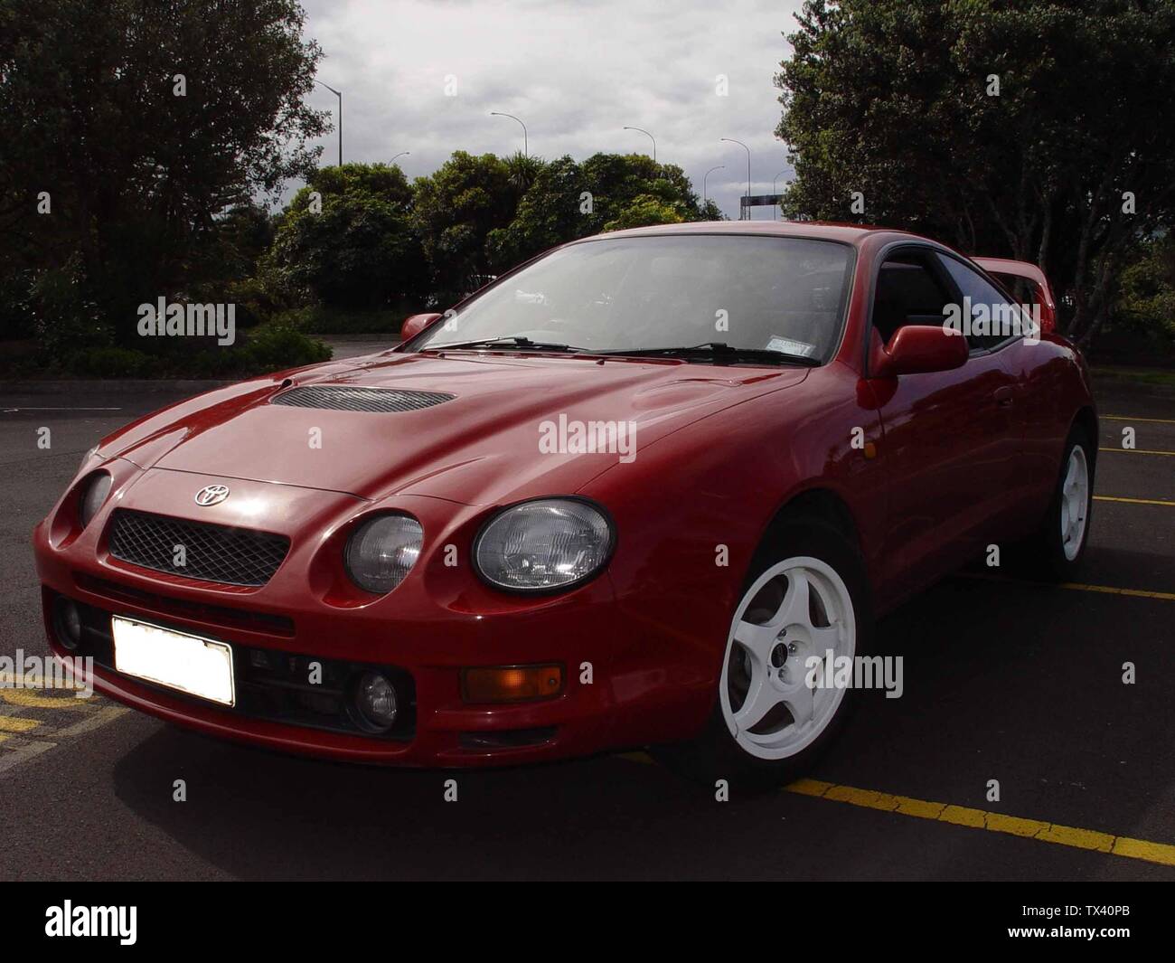 Toyota Celica Gt Four Wrc St5 Shown In Renaissance Red Colour Code 3l2 17 March 07 Original Upload Date Transferred From En Pedia To Commons By Sreejithk00 Using Commonshelper Fogarin At English Pedia Stock
