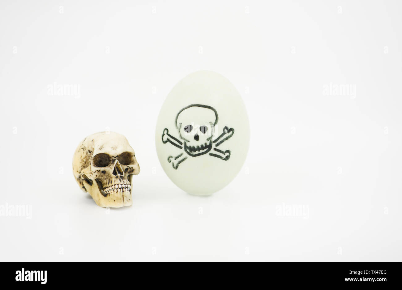 Food safety poisonous eggs concept picture Stock Photo Alamy