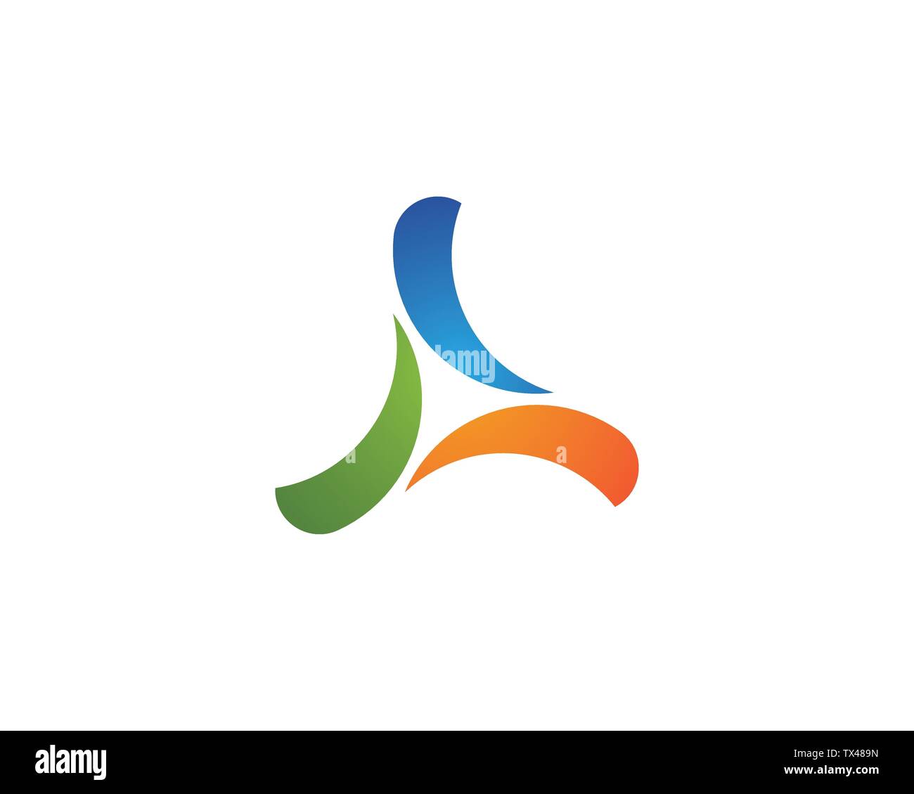 triangle icon vector design illustration template Stock Vector
