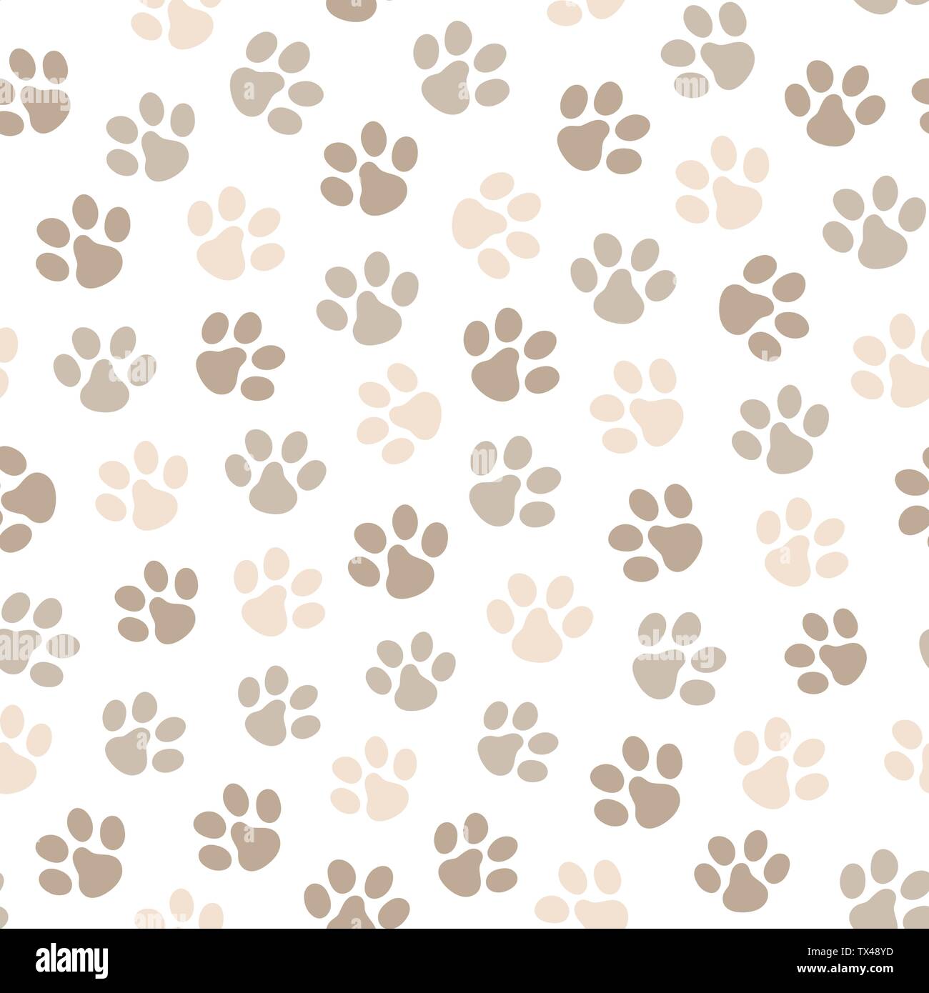 Paw Pattern Background Paw seamless pattern. Great for surface design, wallpaper, web page ...