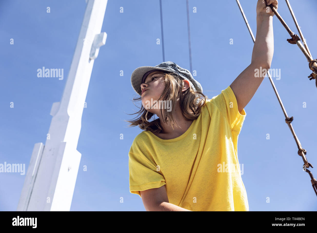 Girl on a boat hi-res stock photography and images - Alamy