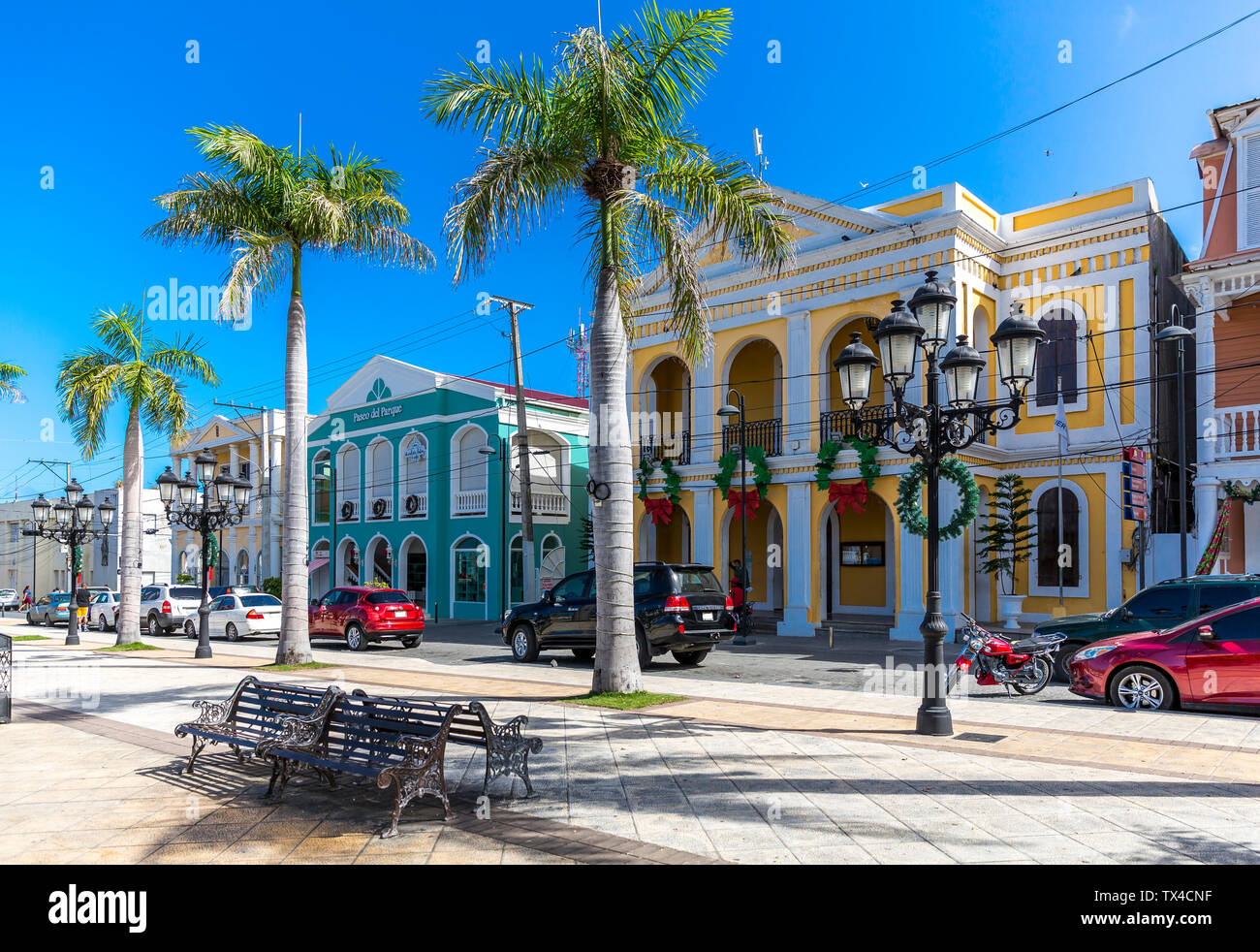 Dominican Republic, Puerto Plata, Townhall Stock Photo