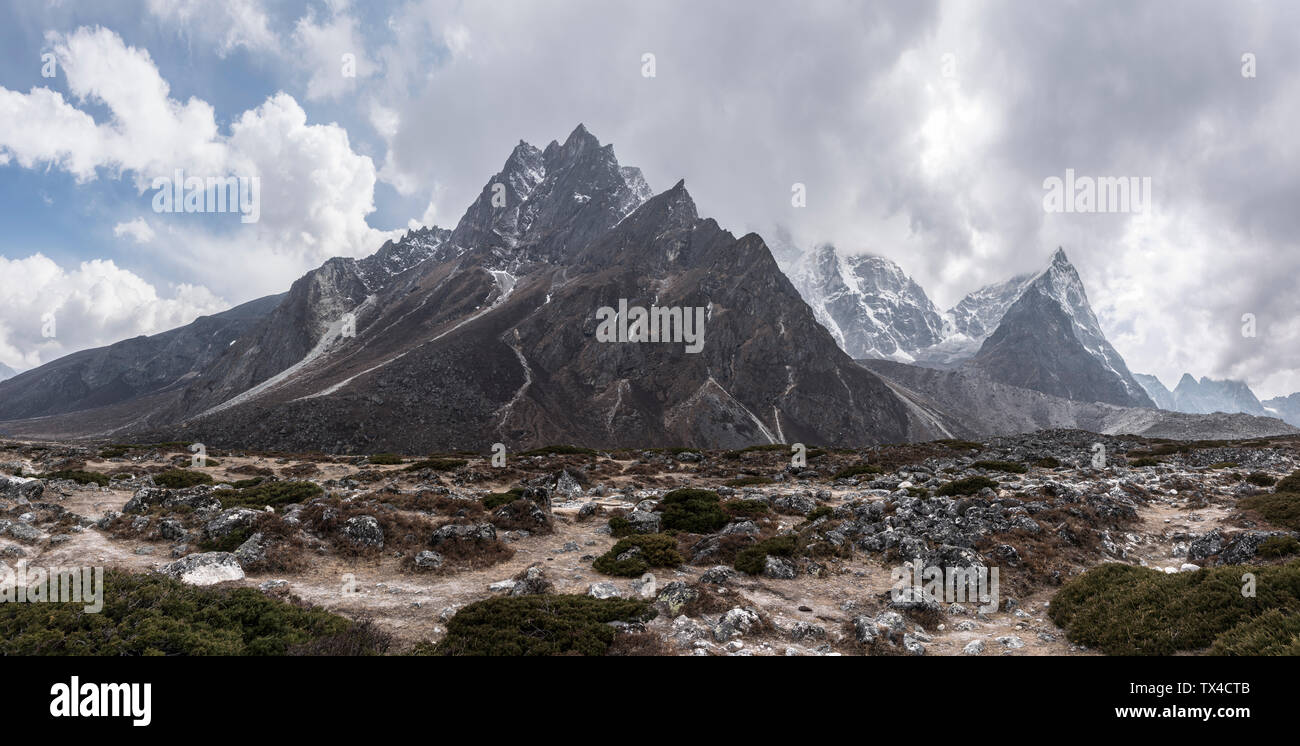 Nepal, Solo Khumbu, Everest, Dhugla Stock Photo