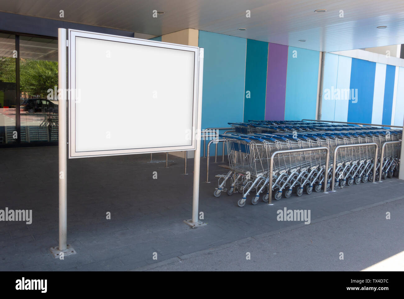 Supermarket Advertising Billboard High Resolution Stock Photography and ...